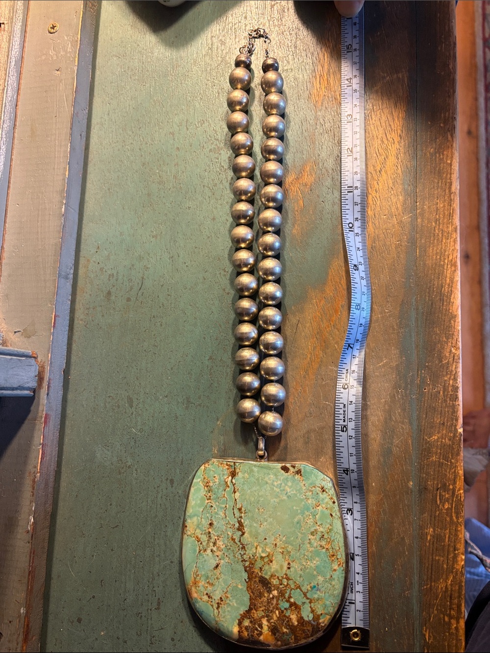 Rare old pawn Heavy sterling silver necklace - Picture 5 of 9